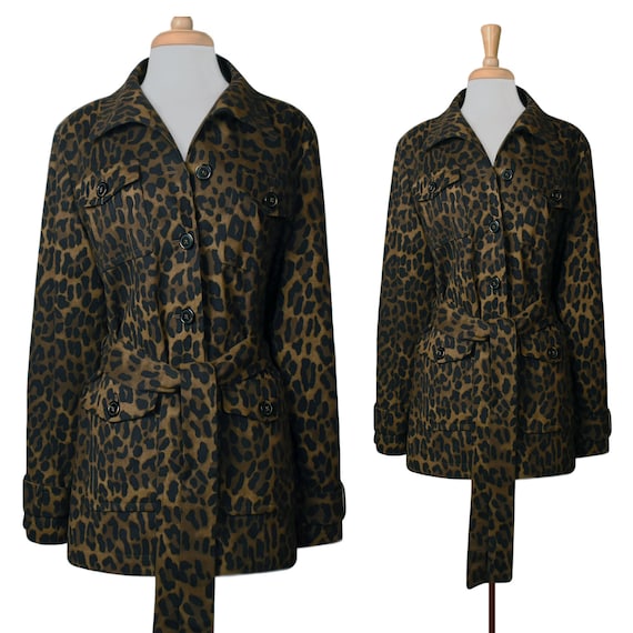 Women's Jacket- Leopard Jacket- Leopard Print Jack