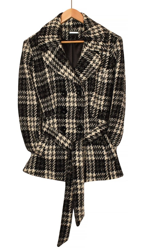 Women's Wool Jacket- Belted Jacket- Belted Coat- … - image 3