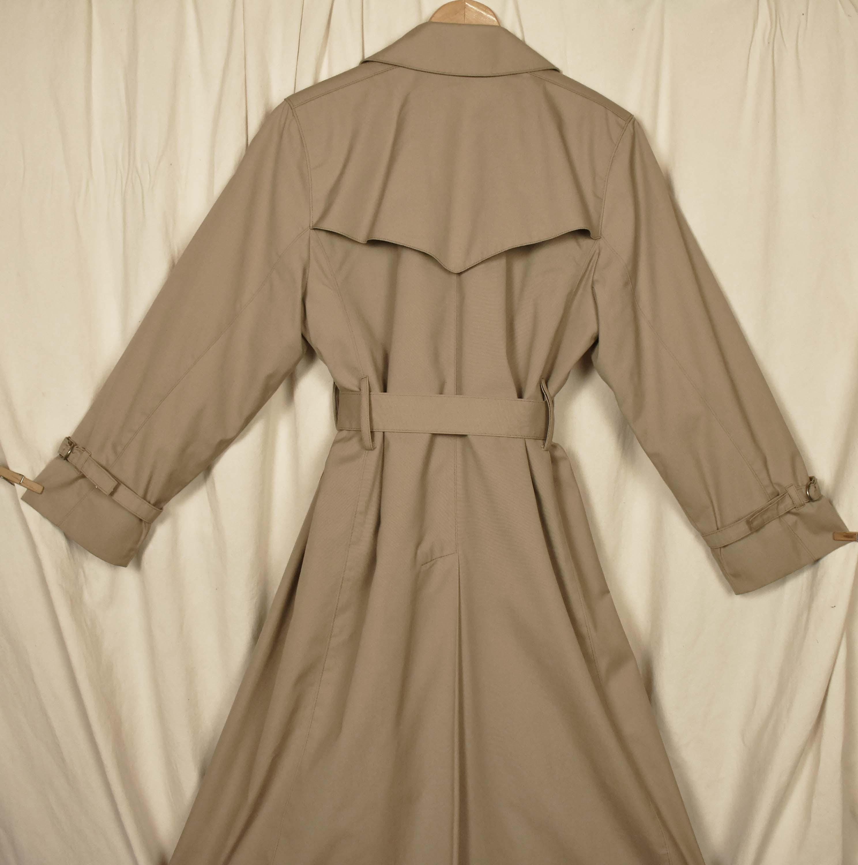 Vintage London Fog Coat- London Fog Trench Coat- Double