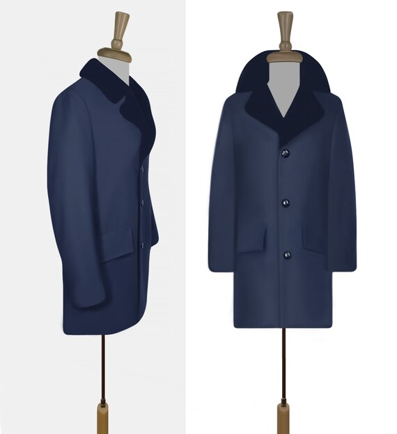 Men's 70s Coat- Sears Mens Store Coat- Mens Weste… - image 4