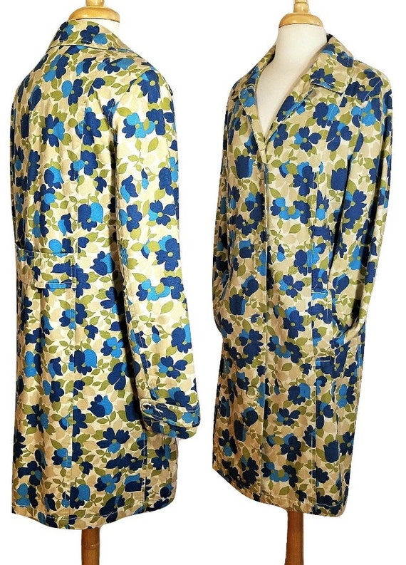 Women Flower Padded Long Coat main image 1