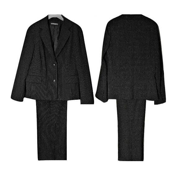 Buy Liz Claiborne Pantsuit Womens Black Pantsuit Womens Pantsuit Size 16 Liz Claiborne Suit Womens Black Pant Suit Set Vintage Claiborne Online in India Etsy