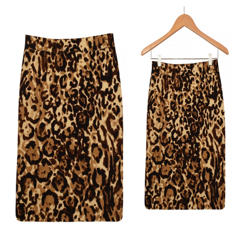 ladies leopard print skirt