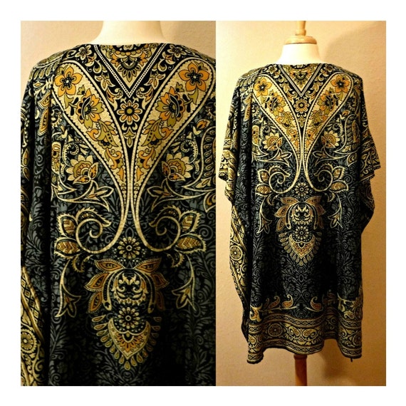 Vintage Kaftan Dress- Short Kaftan Dress- Womens … - image 3