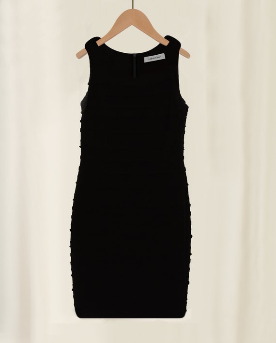 Ruffle Dress- Midi Dress- Womens Black Dress- Bla… - image 4