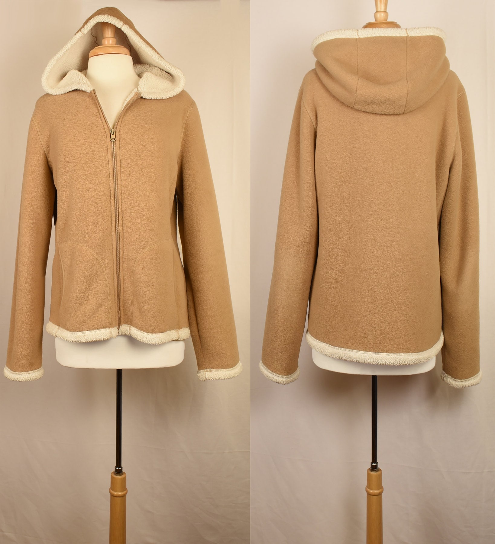 Womens Hoodie- Sherpa Hoodie- Fleece Hoodie- Hooded Sherpa