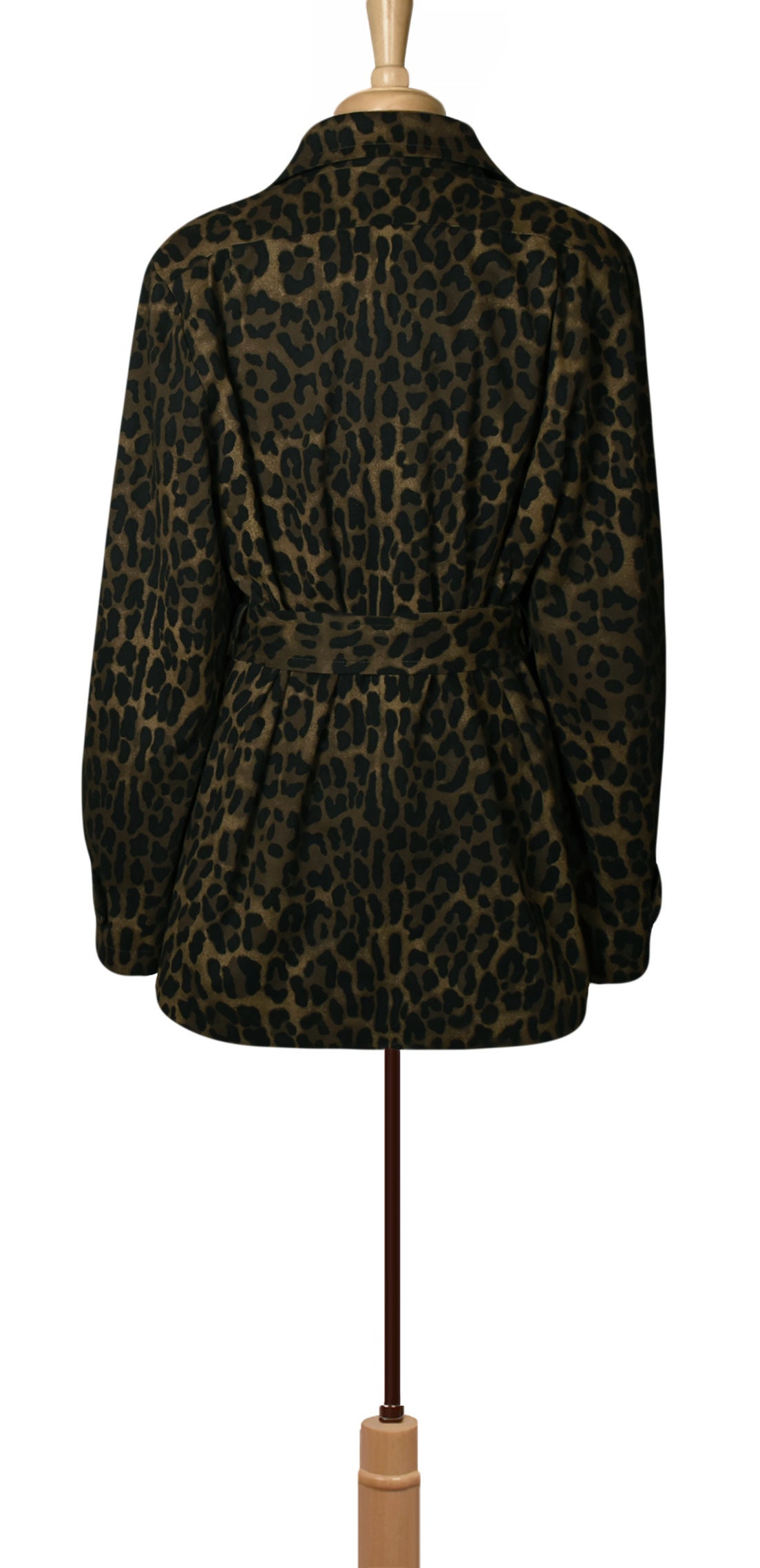 Women's Jacket Leopard Print Colorblock | Casual