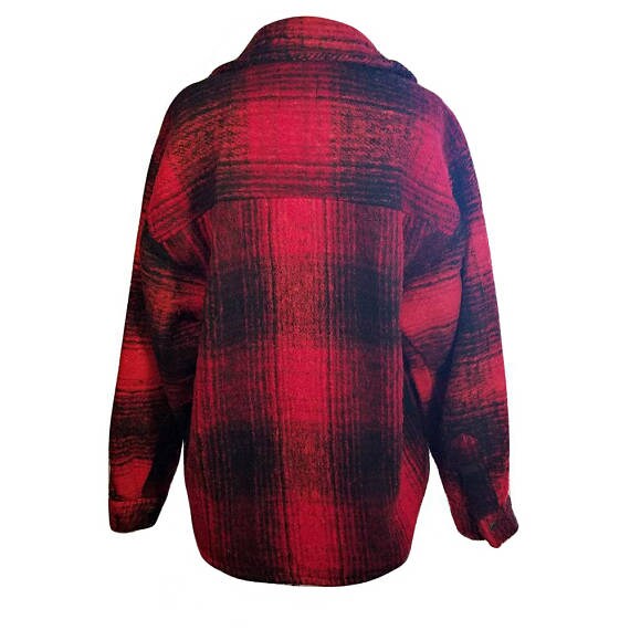Blue Buffalo Plaid Men's Bomber Jacket
