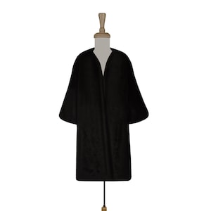 Black Faux Fur Coat- Womens Winter Coat- Plus Size Coat- Fur Coat Women- Ladies Coat- Long Coat- Black Fur Coat- Vogue Paris