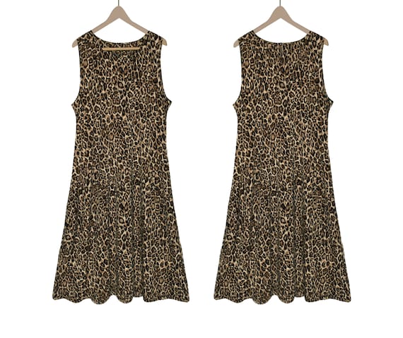 Women's Leopard Dress- Leopard Print Dress- Leopa… - image 7