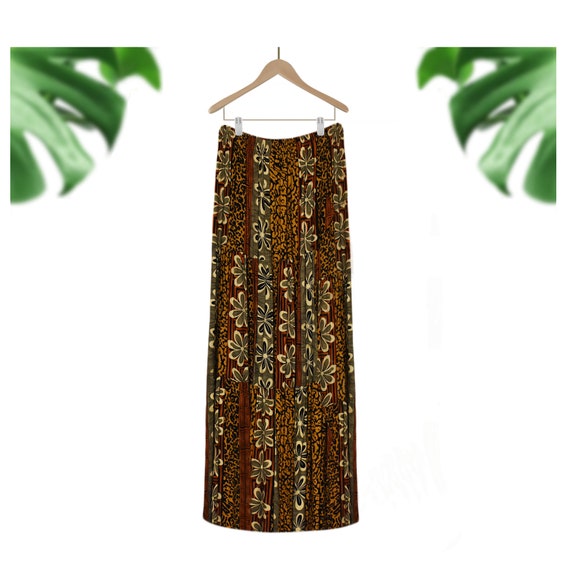 Women's Maxi Skirt- Long Skirt- Vintage Skirt- Fl… - image 2