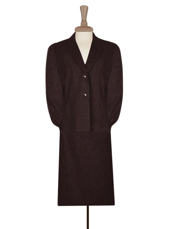 Norton McNaughton Wool Skirt Suit | Brown Skirt S… - image 6