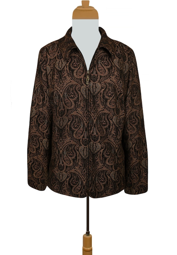 Christopher Banks Jacket- Vintage Tapestry Coat- … - image 2
