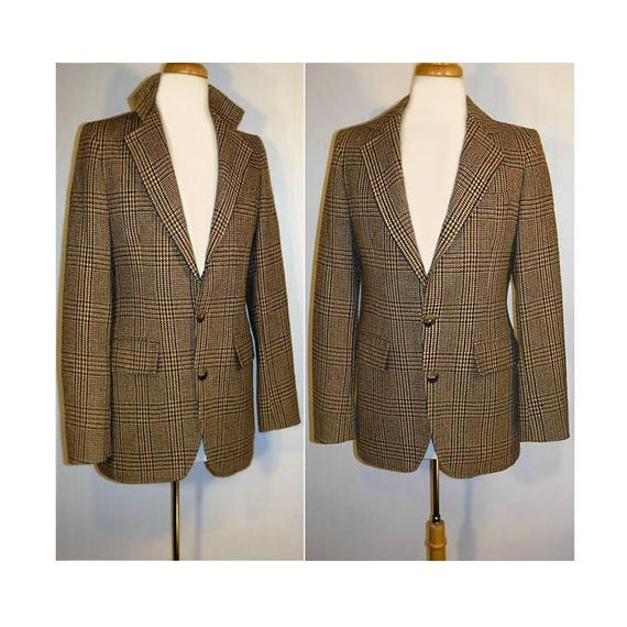 Men's Suit Jacket- Mens Tweed Jacket- Wool Coat- T