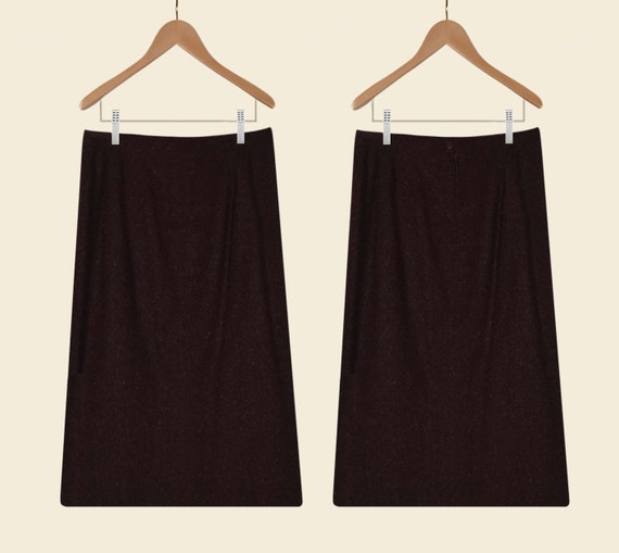Norton McNaughton Wool Skirt Suit | Brown Skirt S… - image 9