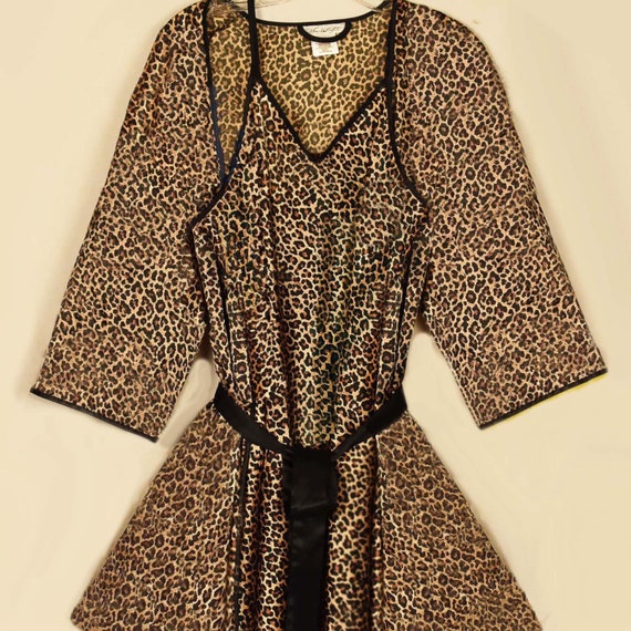 Womens Leopard Pajamas- Leopard Pajama Set- Leopa… - image 6