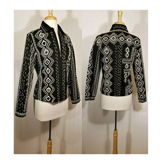 Embroidered Jacket, Womens Jacket, Bohemian Jacke… - image 1