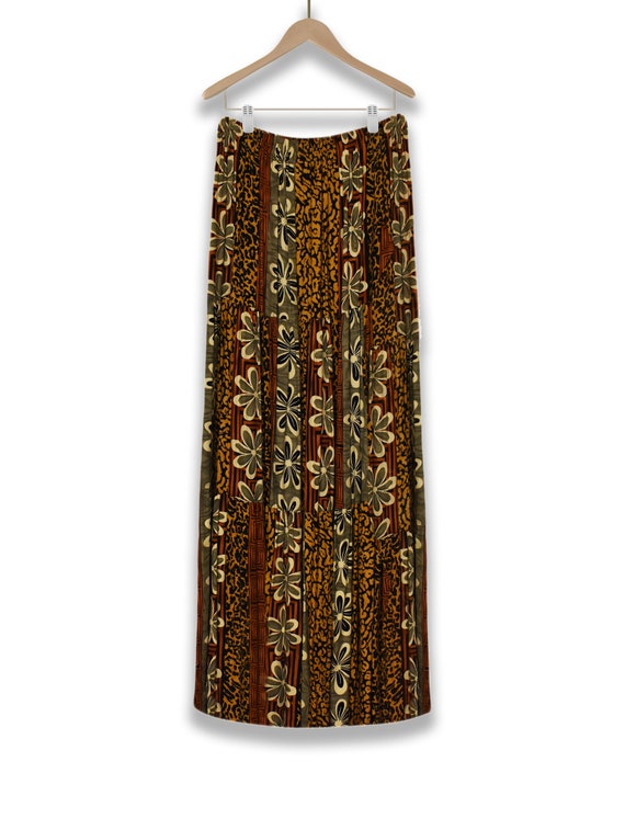 Women's Maxi Skirt- Long Skirt- Vintage Skirt- Fl… - image 6