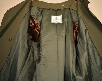 Womens London Fog Trench Coat- Green Trench Coat Womens