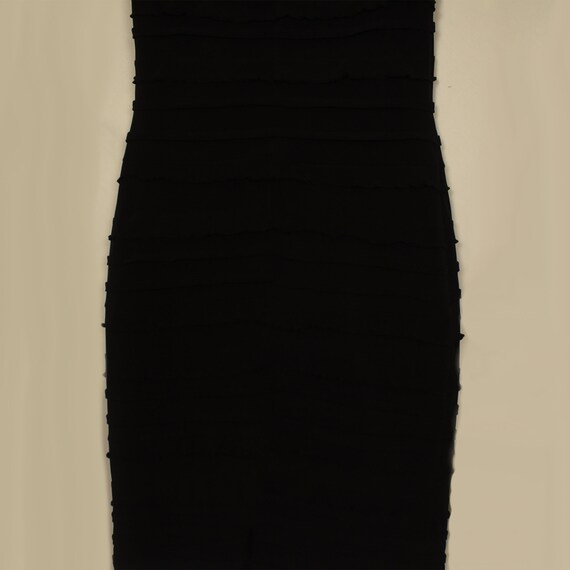 Ruffle Dress- Midi Dress- Womens Black Dress- Bla… - image 6