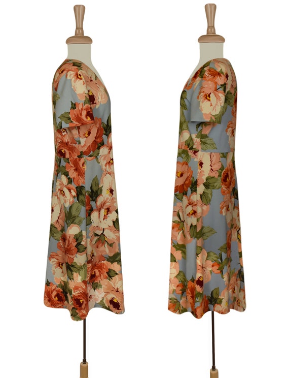 Women's Floral Dress- Midi Dress- Vintage Floral … - image 5