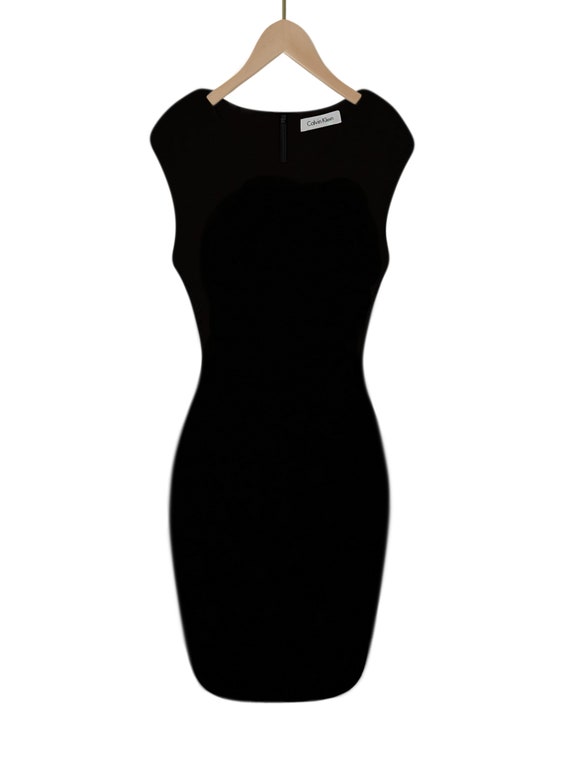 Ruffle Dress- Midi Dress- Womens Black Dress- Bla… - image 2