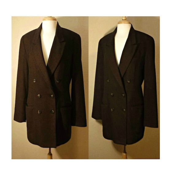 Women's Wool Coat- Women's Pea Coat- Wool Jacket- 