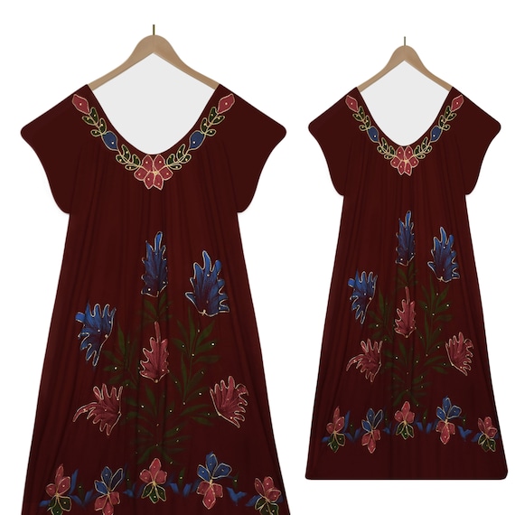 Maxi Dress- Crepe Dress- Rayon Dress- Long Dress-