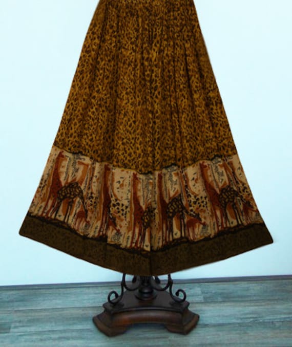 Womens Long Skirt- Boho Skirt- Tapestry Skirt- Hi… - image 8