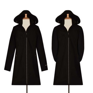 Womens Eddie Bauer Coat- Eddie Bauer Winter Coat- Long Parka Jacket- Eddie Bauer Ski Jacket- Long Hooded Winter Coat- Black Hooded Ski Coat
