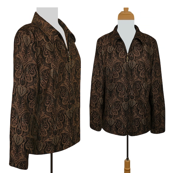 Tapestry Jacket- Tapestry Coat- Vintage Tapestry J