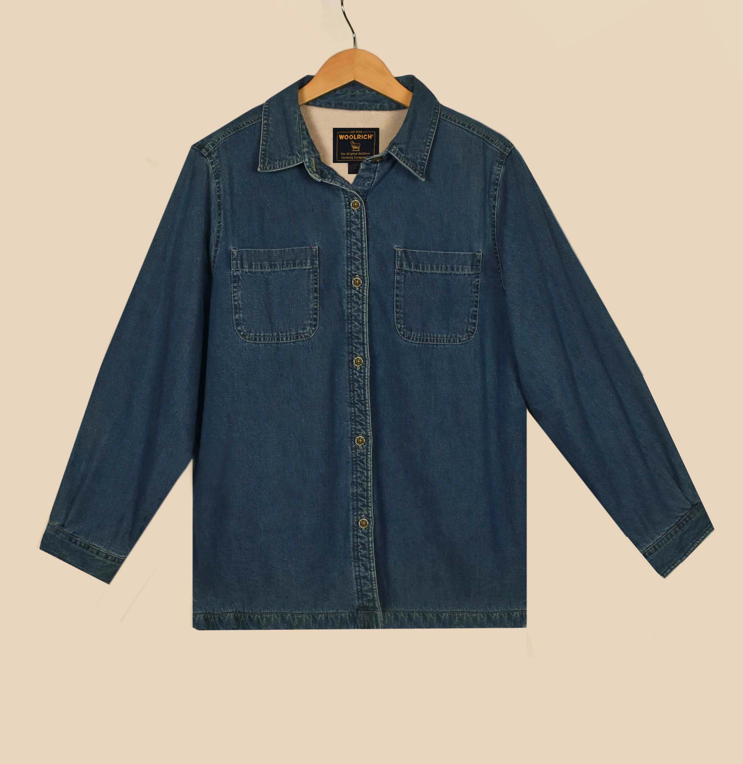 Woolrich Denim Shirt USA製 XL Men's Denim Shirt in Pure Cotton blue | Woolrich US