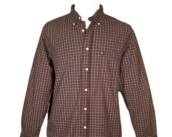 Mens Ralph Lauren Oxford Shirt- Ralph Lauren Button Up- Vintage Ralph Lauren Shirt- Second Hand Ralph Lauren- Mens Vintage Oxford Shirt L