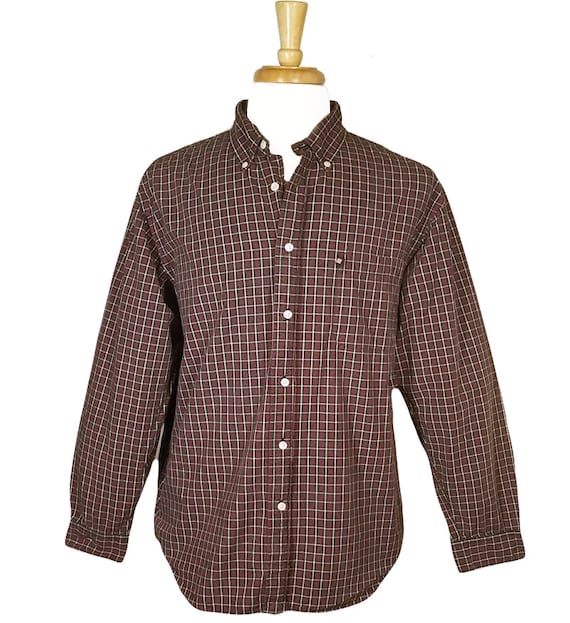 Mens Button Up Shirt- Ralph Lauren Shirt- Long Sle