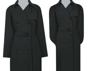 London Fog Trenchcoat – Trenchcoat in Übergröße – Trenchcoat für große und kräftige Frauen – Oversize-Trenchcoat für Damen – London Fog Mantel – Oversize-Mantel