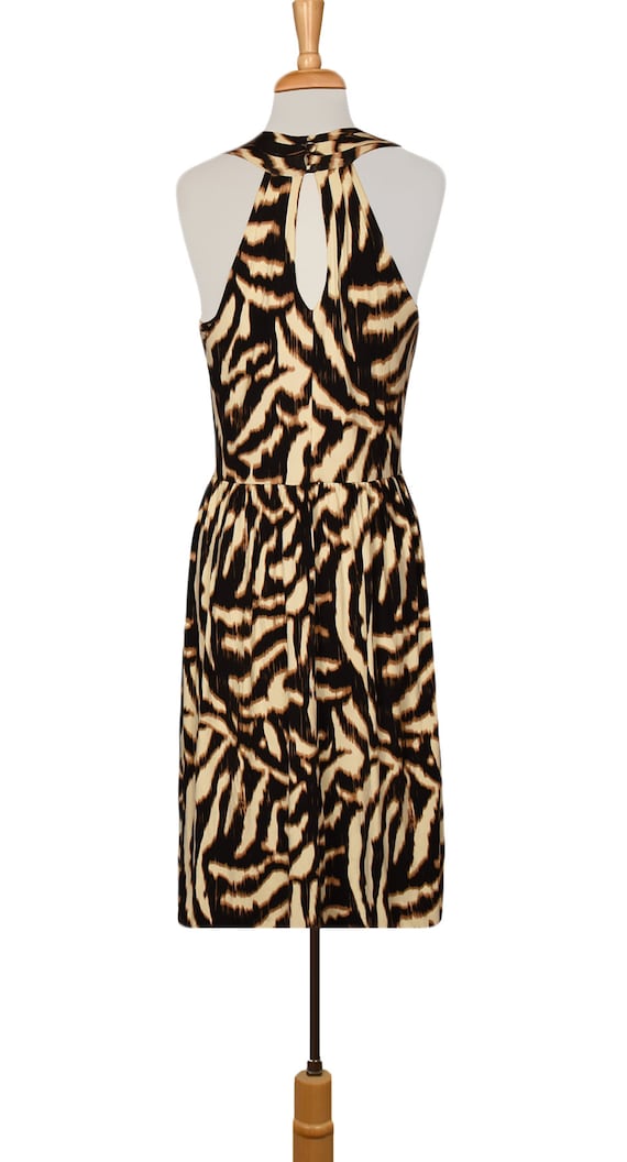 Leopard Dress- Halter Dress- Leopard Print Dress-… - image 3