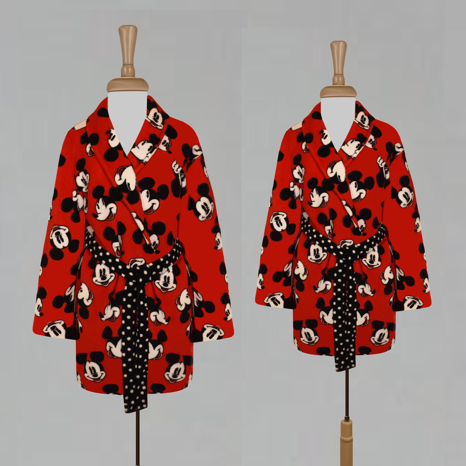 Disney Robe Disney Gift Disney Clothes Mickey Mouse Disney Bathrobe Pajama Robe Girls Disney