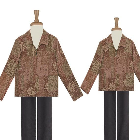Tapestry Jacket- Tapestry Coat- Floral Jacket- Boho Jacket- Carpet Coat- Hippie Jacket- Floral Coat- Festival Jacket- Vintage Tapestry Coat