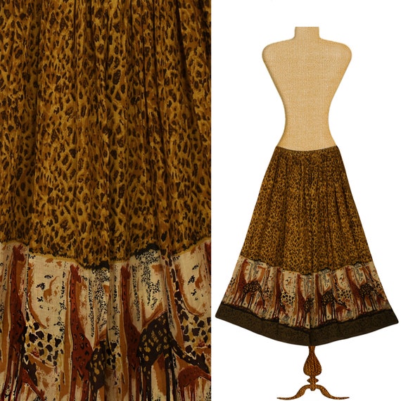 Womens Long Skirt- Boho Skirt- Tapestry Skirt- Hi… - image 1