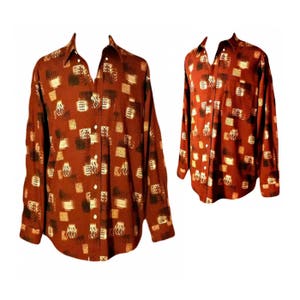 Mens Shirt- Mens Long Sleeve Shirt- Button Down Shirt- Mens Casual Shirt- Mens Indian Shirt- Southwestern Shirt- Mens Casual Collar Shirt