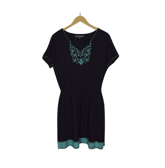 Women's Dress- Rayon Dress- Crepe Dress- Hippie Dr