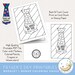 Father's Day Printable Booklet With Coloring Pages, Father's Day Craft ...