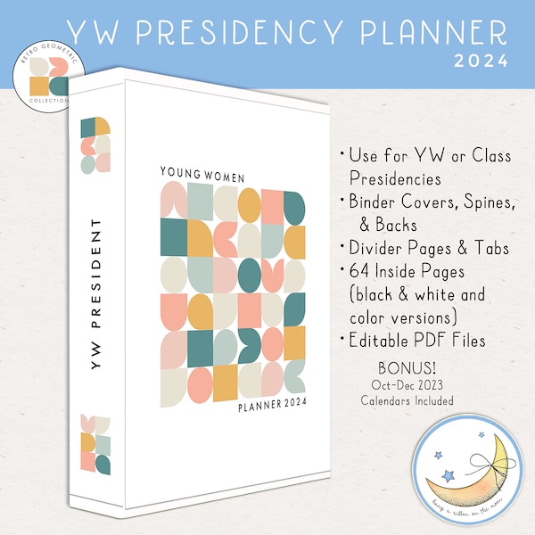 2024 Yw Presidency Planner Etsy