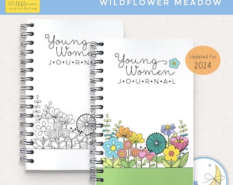 LDS Young Women Journal Planners, 2024 Theme, Printable and Editable PDF Files, Ready to Print or Customize, Digital Download