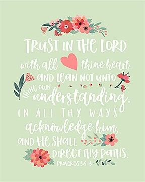 LDS Young Women Youth Theme 2022 Trust in the Lord Posters: 8 Sizes ...