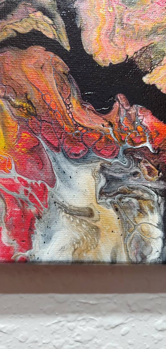 11x14in Paint Pour Shrooms 11x14in Paint Pour Shrooms