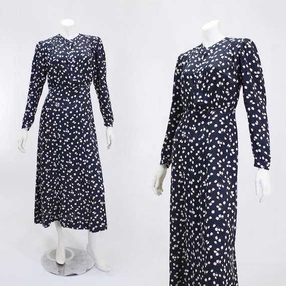 1930s Novelty Print Dress - 1930s Afternoon Dress