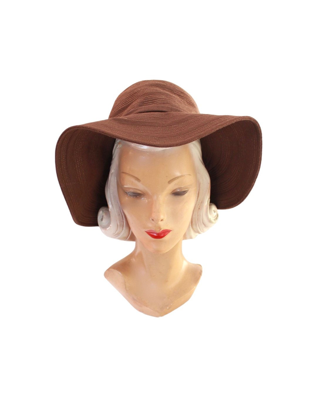 1970s Christian Dior Sun Hat Vintage 