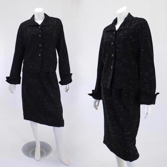 1950s Flecked Suit - 50s Wool Suit - 1950s Womens