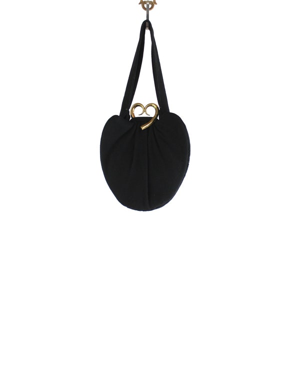 RESERVED | 1930s Heart Purse - Vintage Heart Shape